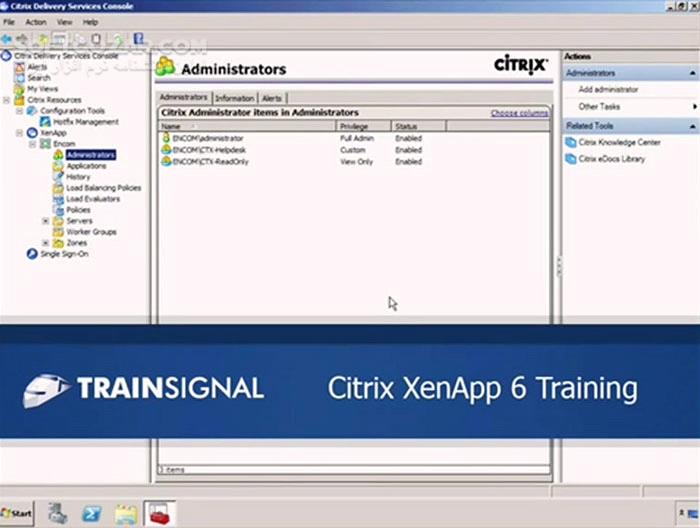 TrainSignal (PluralSight) – Citrix XenApp 6 Full Training 6 5 تصاویر نرم افزار  - سافت گذر
