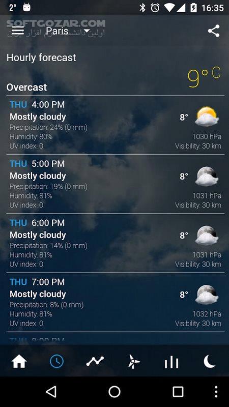 دانلود Transparent clock & weather 8.02.5 for Android +6.0 - دانلود ساعت و آب و هوا شیشه ای برای اندروید - سافت گذر