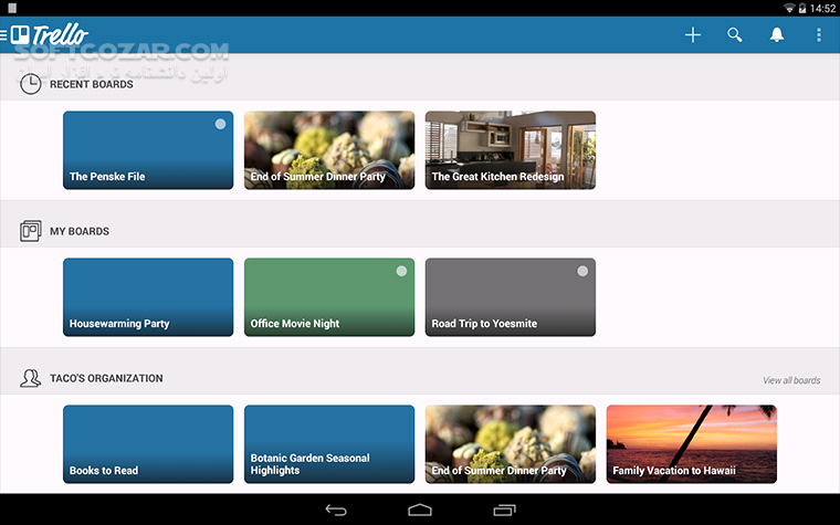 دانلود Trello - Organize Anything 2020.5.13837 for Android +4.1 - دانلود راهی آسان، مطمئن و زیبا برای سازماندهی هر چیز برای اندروید - سافت گذر