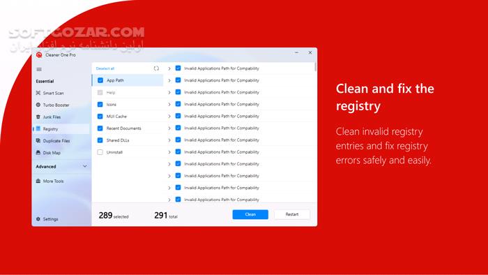 دانلود Trend Micro Cleaner One Pro 6.8.0.333 - دانلود بهینه سازی ویندوز - سافت گذر