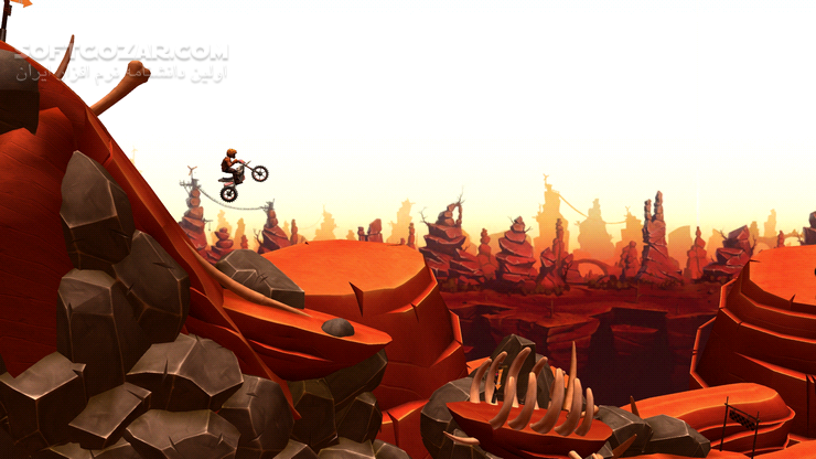 دانلود Trials Frontier 7.9.4 For Android +4.0 - دانلود بازی موتور سواری واقعی برای اندروید - سافت گذر