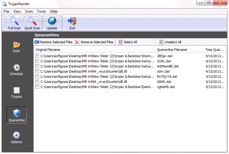 دانلود TrojanHunter 6.2 Build 1062 - دانلود حذف تروجان - سافت گذر