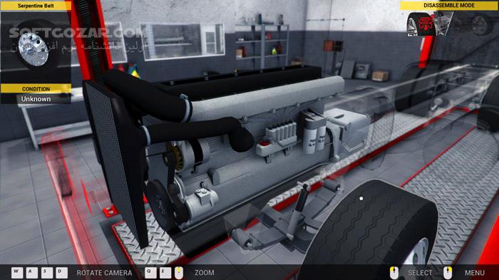 دانلود Truck Mechanic Simulator 2015 - دانلود بازی شبیه‌ساز تعمیر و مکانیک انواع کامیون - نسخه‌ی 2015 - سافت گذر