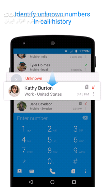 دانلود Truedialer - Dialer & Contacts 3.65 for Android +4.0 - دانلود مدیریت مخاطبین و شماره‌گیر هوشمند و متفاوت برای اندروید - سافت گذر