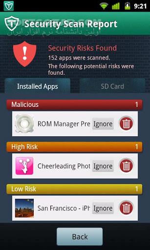 TrustGo Antivirus Mobile Security 3 0 0 for Android 2 2 تصاویر نرم افزار  - سافت گذر