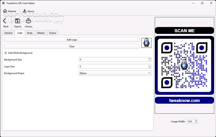 دانلود TweakNow QR Code Maker 3.7 - دانلود ساخت کد کیوآر - سافت گذر