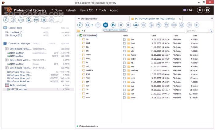 دانلود UFS Explorer Professional Recovery 10.11.1.7264 - دانلود بازیابی اطلاعات - سافت گذر