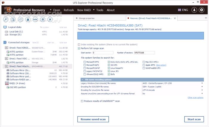 دانلود UFS Explorer Professional Recovery 10.11.1.7264 - دانلود بازیابی اطلاعات - سافت گذر
