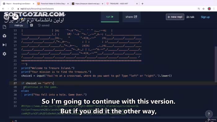 دانلود Udemy - 100 Days of Code: The Complete Python Pro Bootcamp - دانلود آموزش پایتون - سافت گذر