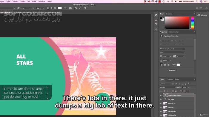 دانلود Udemy - Adobe Photoshop CC – Essentials Training Course - دانلود آموزش فتوشاپ - سافت گذر