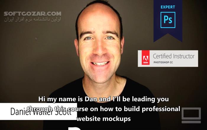 Adobe Photoshop CC Web Design, Responsive Design UI تصاویر نرم افزار  - سافت گذر