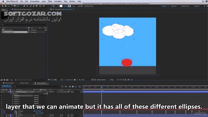 دانلود Udemy - After Effects CC Masterclass - Complete After Effects Course - دانلود آموزش افتر افکت - سافت گذر