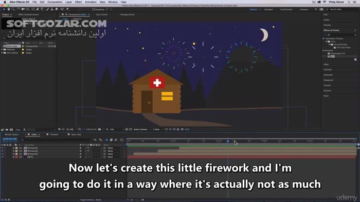 دانلود Udemy - After Effects CC Masterclass - Complete After Effects Course - دانلود آموزش افتر افکت - سافت گذر