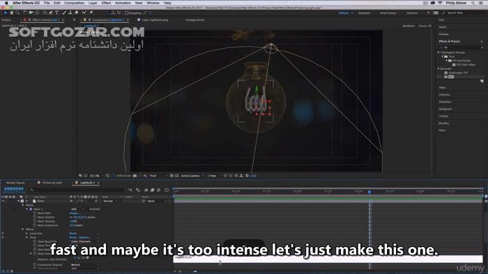 دانلود Udemy - After Effects CC Masterclass - Complete After Effects Course - دانلود آموزش افتر افکت - سافت گذر
