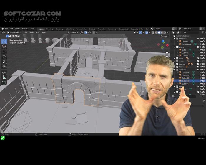 دانلود Complete Blender Creator: Learn 3D Modelling for Beginners - دانلود آموزش بلندر - سافت گذر