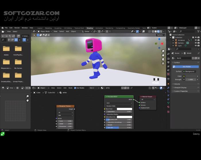 دانلود Complete Blender Creator: Learn 3D Modelling for Beginners - دانلود آموزش بلندر - سافت گذر