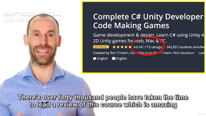 دانلود Udemy - Complete C# Unity Game Developer 2D - 2020/6 - دانلود آموزش ساخت بازی دو بُعدی در یونیتی - سافت گذر