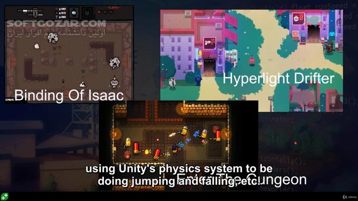 دانلود Udemy - Complete C# Unity Game Developer 2D - 2020/6 - دانلود آموزش ساخت بازی دو بُعدی در یونیتی - سافت گذر