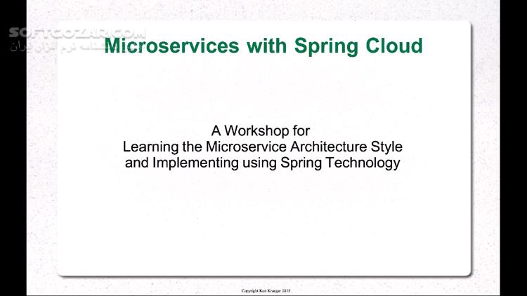 دانلود Udemy - Microservices with Spring Cloud - دانلود آموزش میکروسرویس با اسپرینگ کلود - سافت گذر