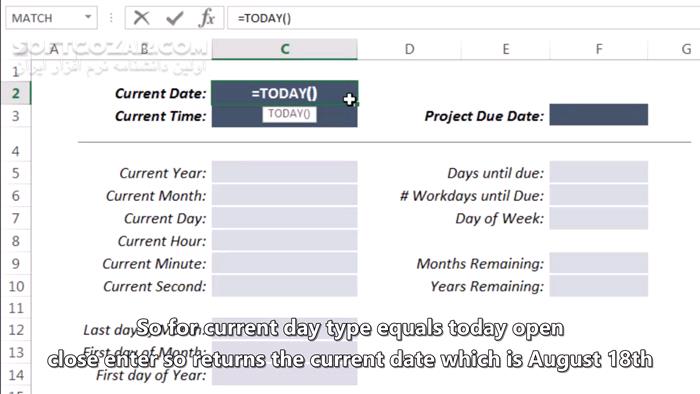 Udemy Microsoft Excel Advanced Excel Formulas Functions تصاویر نرم افزار  - سافت گذر