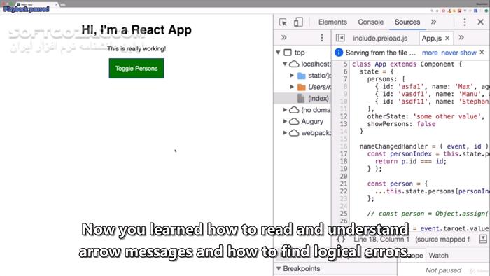 Udemy React The Complete Guide (incl Hooks, React Router, Redux) Update 2020 12 تصاویر نرم افزار  - سافت گذر
