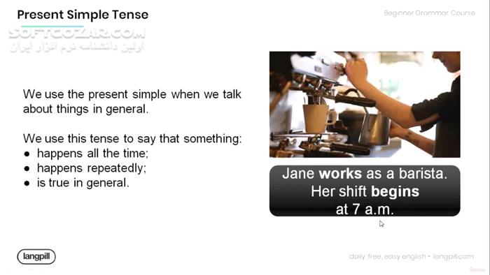 The English Master Course English Grammar, English Speaking تصاویر نرم افزار  - سافت گذر