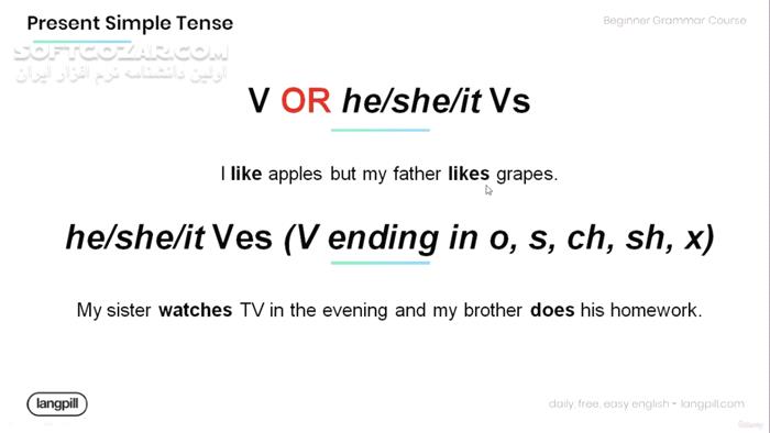 The English Master Course English Grammar, English Speaking تصاویر نرم افزار  - سافت گذر