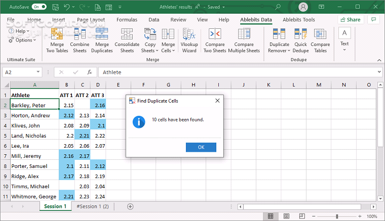 دانلود Ablebits Ultimate Suite for Excel Business Edition 2024.1.3443.1616 - دانلود آلتیمیت سوئیت برای اکسل - سافت گذر