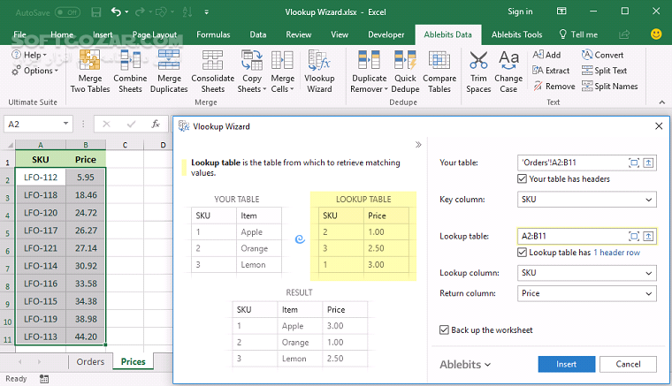 دانلود Ablebits Ultimate Suite for Excel Business Edition 2024.1.3443.1616 - دانلود آلتیمیت سوئیت برای اکسل - سافت گذر