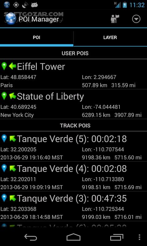 دانلود Ultra GPS Logger 3.196 for Android +9.0 - دانلود ردیاب جی پی اس برای اندروید - سافت گذر