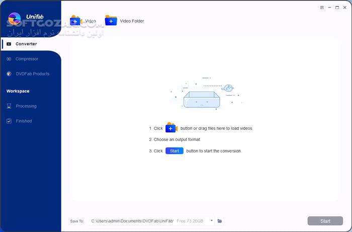 دانلود UniFab 2.0.3.8 - دانلود تبدیل فرمت و ویرایش ویدئوها - سافت گذر