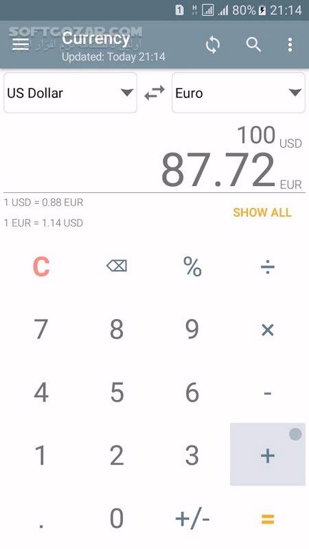 دانلود Unit Converter Calculator Pro 1.35 pro for andoid +2.3 - دانلود مبدل اندروید برای اندروید - سافت گذر