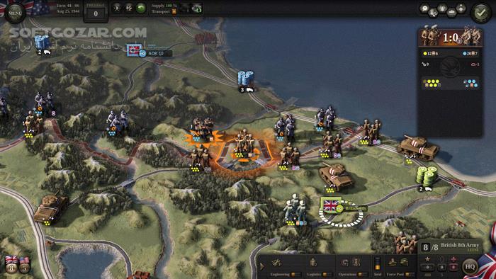 دانلود Unity of Command II + Updates - دانلود بازی استراتژیک جنگی - سافت گذر