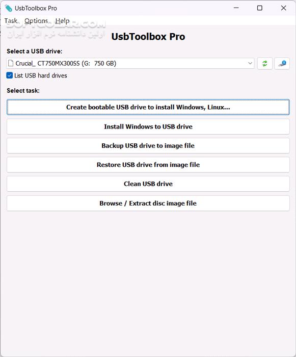 دانلود UsbToolbox Pro 1.0 (x64) - دانلود ساخت فلش بوتیبل برای نصب ویندوز - سافت گذر