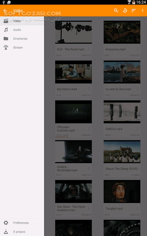 دانلود VLC for Android 3.5.6 for Android +4.2 - دانلود پلیر وی ال سی برای اندروید - سافت گذر
