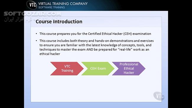 VTC Certified Ethical Hacker (CEH) v8 (Exam 312 50) Course تصاویر نرم افزار  - سافت گذر