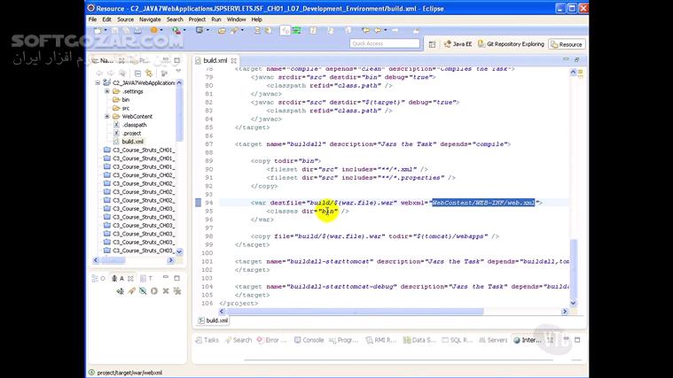 VTC Java 7 Web Applications (Servlets, JSP, JSF) Course تصاویر نرم افزار  - سافت گذر