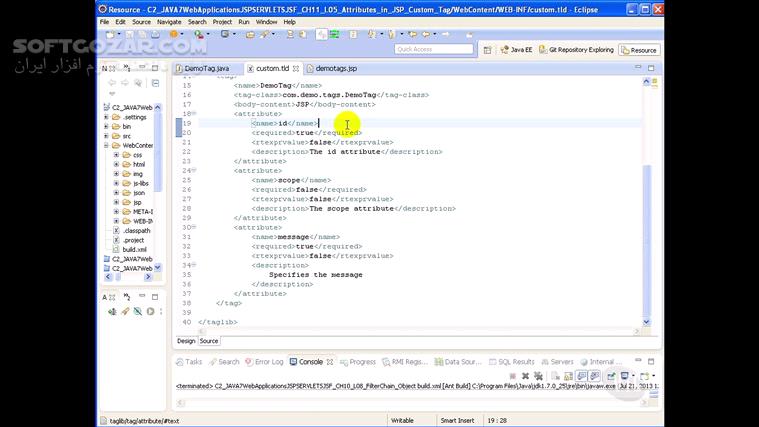 VTC Java 7 Web Applications (Servlets, JSP, JSF) Course تصاویر نرم افزار  - سافت گذر