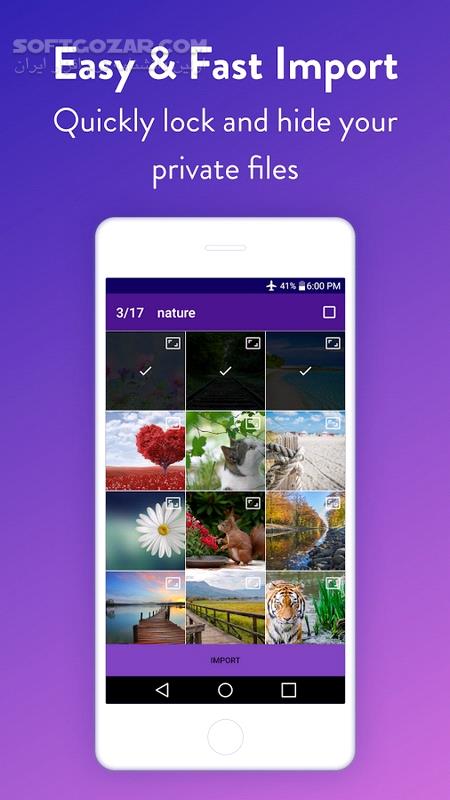 Vault Hide Pictures, Videos, Gallery Files Pro 2 79 for Android 4 0 تصاویر نرم افزار  - سافت گذر