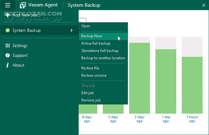دانلود Veeam Agent for Microsoft Windows 6.3.2.1302 - دانلود پشتیبان گیری ویندوز - سافت گذر