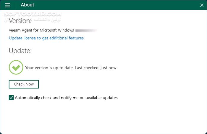دانلود Veeam Agent for Microsoft Windows 6.3.2.1302 - دانلود پشتیبان گیری ویندوز - سافت گذر