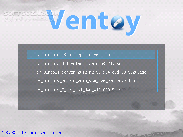 دانلود Ventoy 1.1.05 Final - دانلود ونتوی - سافت گذر