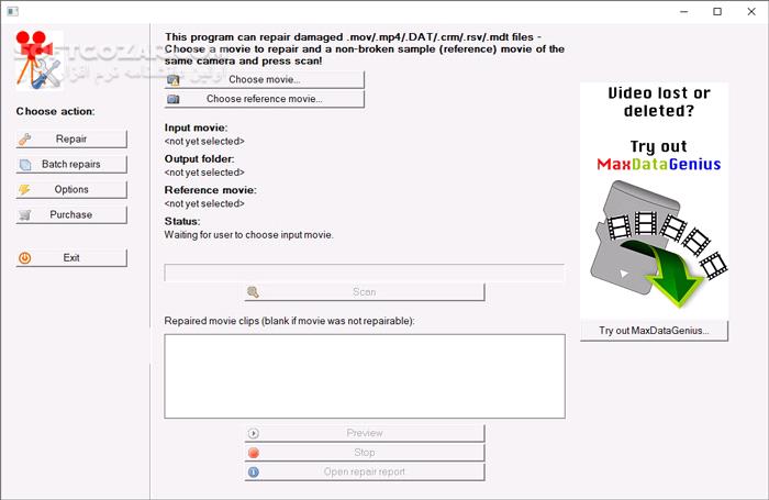 دانلود Video Repair Tool 5.0.4.5 - دانلود تعمیر فیلم‌های خراب - سافت گذر