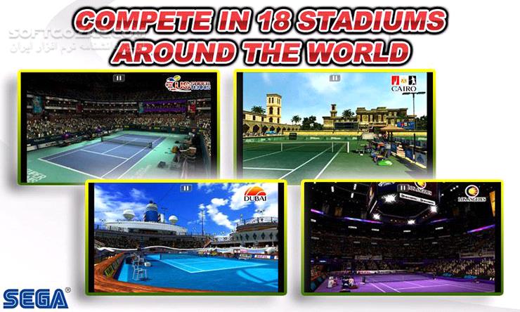دانلود Virtua Tennis 4.5.4 for Android - دانلود بازی تنیس برای اندروید - سافت گذر