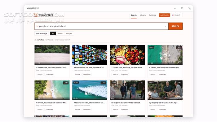 دانلود VisionSearch 1.7.0 - دانلود یافتن عکس و فیلم با هوش مصنوعی - سافت گذر