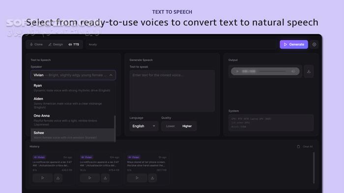 دانلود Voice Creator Pro 1.1.0 - دانلود ساخت صدای انسان با هوش مصنوعی - سافت گذر