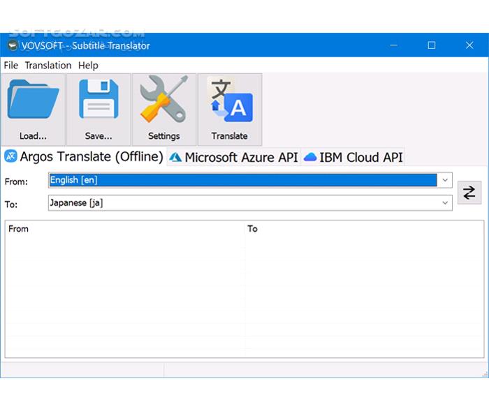 دانلود VovSoft Subtitle Translator 3.0 - دانلود ترجمه خودکار زیرنویس - سافت گذر