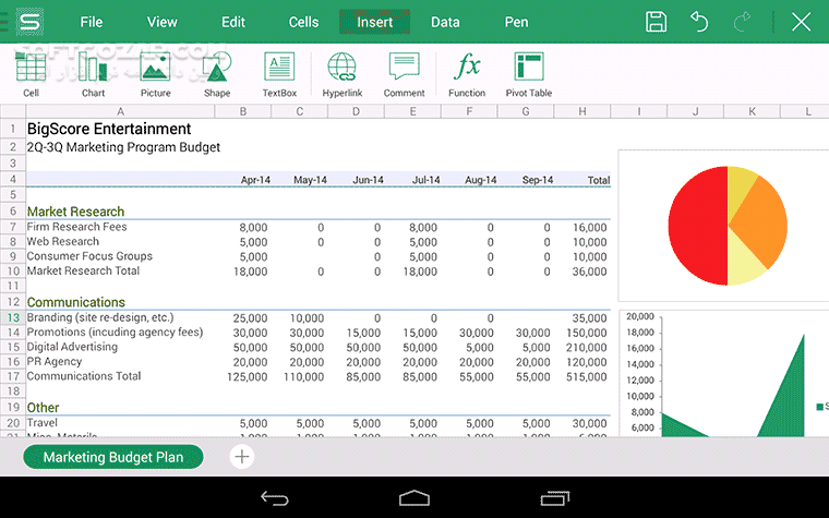 دانلود Kingsoft WPS Office + PDF 18.16.1 for Android +5.0 - دانلود آفیس با فونت فارسی برای اندروید - سافت گذر