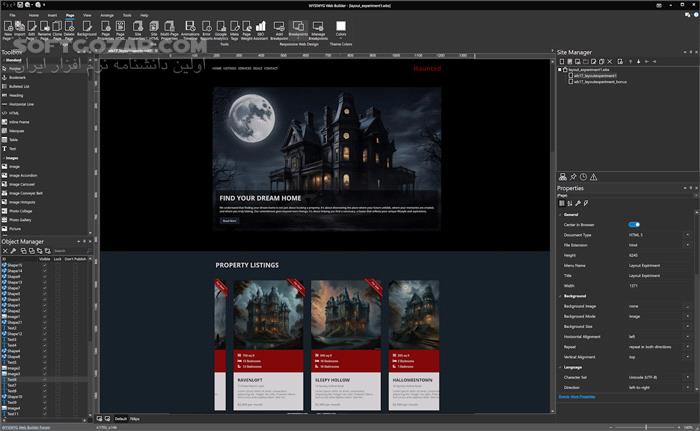 دانلود WYSIWYG Web Builder 20.0.5 - دانلود طراحی سایت بدون کدنویسی - سافت گذر