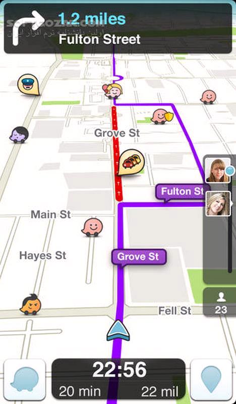 Waze – GPS, Maps Traffic 4 58 64 0 for Android 4 0 تصاویر نرم افزار  - سافت گذر